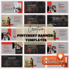 Pintrest Banner Templates instant download printables !